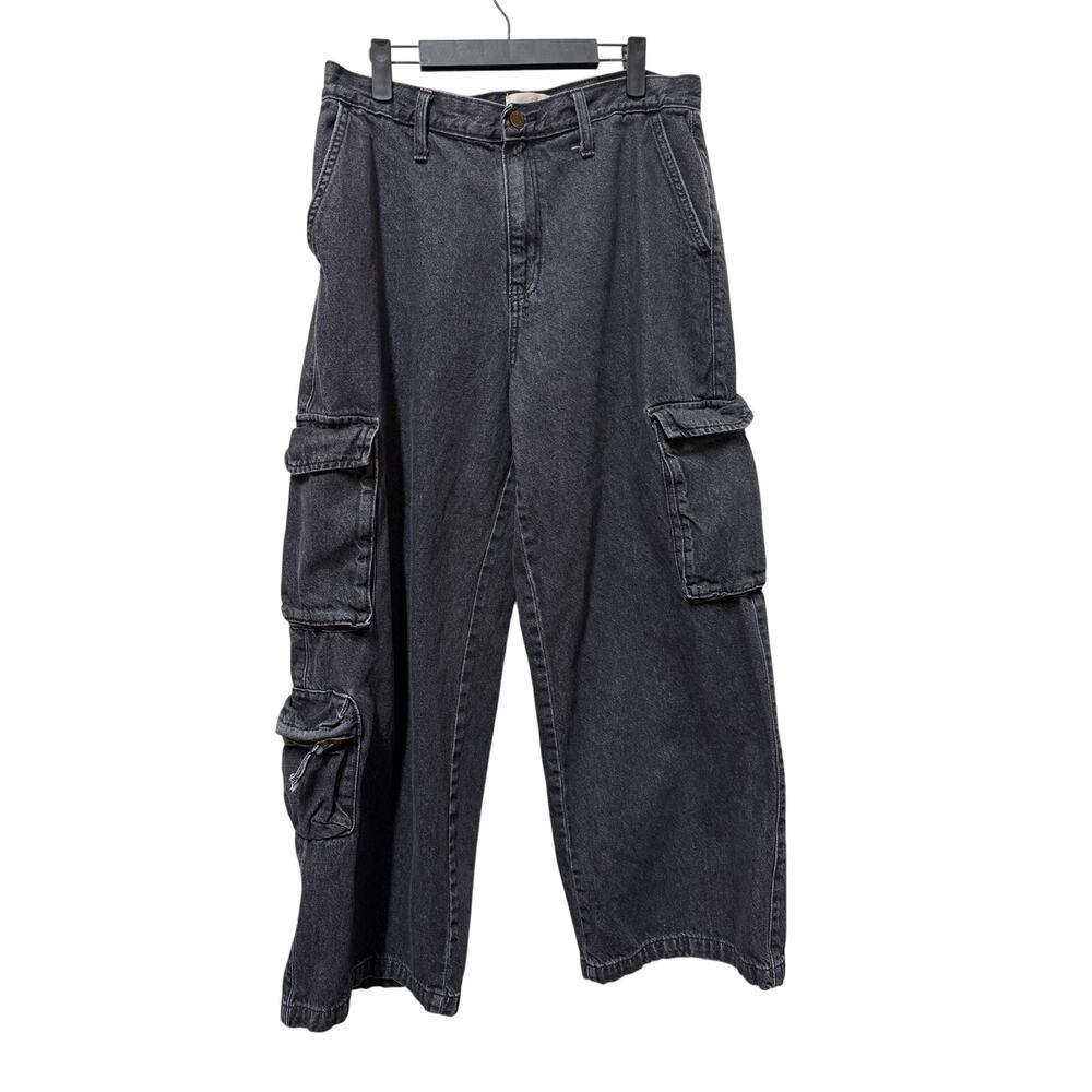 Universal Thread Black Jean Cargo Pants Size 12 Regular